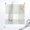 Cottagecore Floral Plaid Watercolor Sage Pastel Summer Spring Nursery Tulip Large Scale Cottage Coquette Boho Garden Flowers Modern Farmhouse Custom Printed Fabric by Spoonflower Various Fabrics by the Yard or Fat Quarter